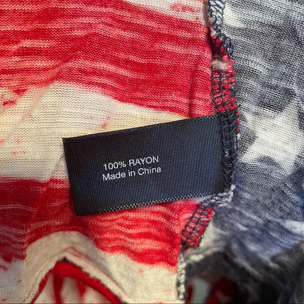 Lane Bryant blue stars and red white stripes tank - Picture 7 of 7